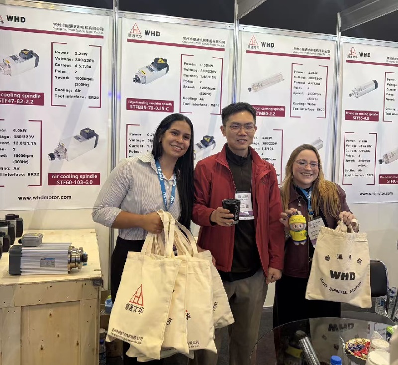 WHD Spindle Motor Visits TECMAF Brazil
