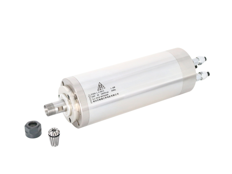 Eixo ER16 refrigerado a água de 1,5 kW e 24.000 RPM