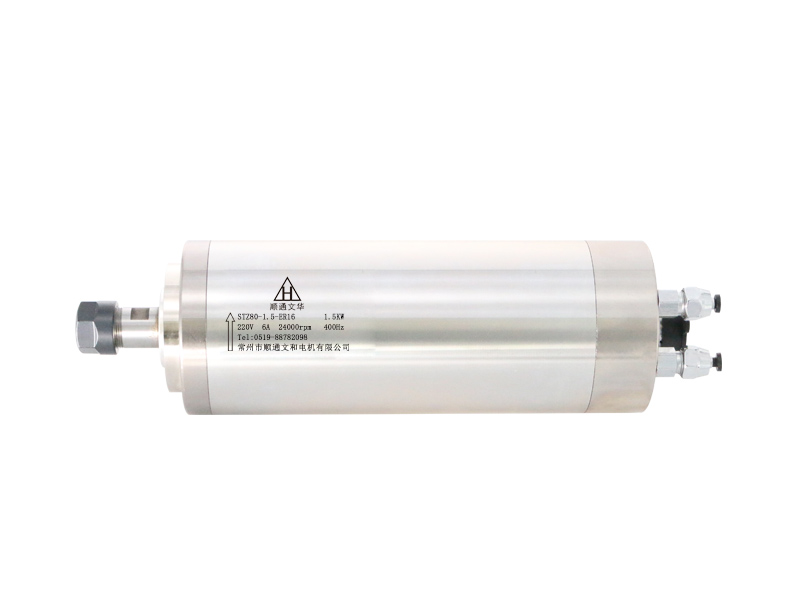 Eixo ER16 refrigerado a água de 1,5 kW e 24.000 RPM