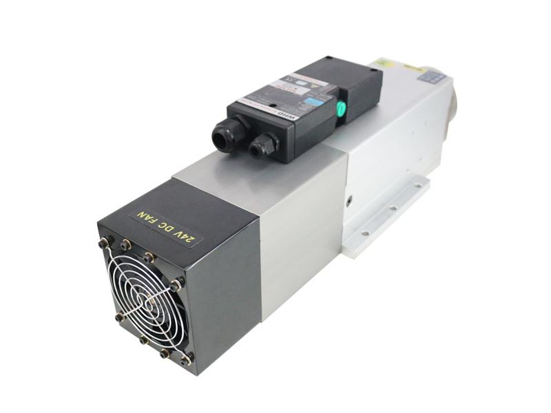 6.0kW ATC Air Cooled ISO30 Spindle Motor with Square&Flange Body
